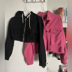 SHEIN cropped jacket bundle.
